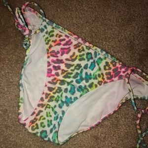Victoria Secret Rainbow Leopard Bikini Bottoms